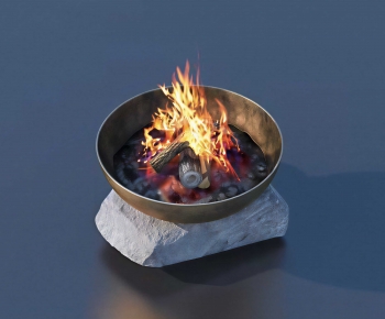 Wabi-sabi Style Fireplace-ID:821619999