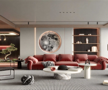 Modern A Living Room-ID:835709671