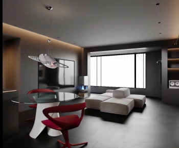 Modern A Living Room-ID:635958919