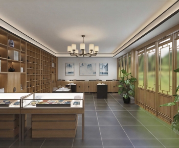 New Chinese Style Exhibition Hall-ID:114948998