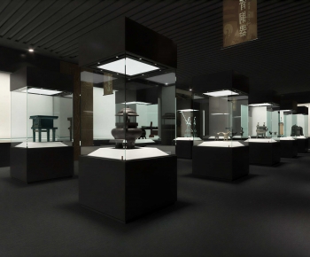 New Chinese Style Exhibition Hall-ID:617573989