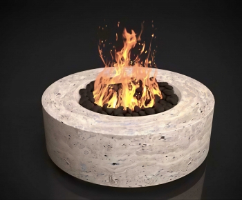 Modern Fireplace-ID:983511928