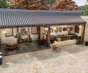 New Chinese Style Courtyard/landscape-ID:951728117