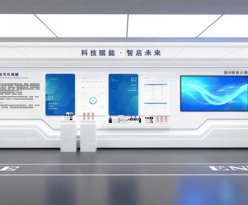 Modern Exhibition Hall-ID:555727964