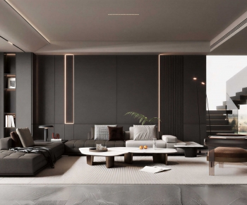 Modern A Living Room-ID:985913048
