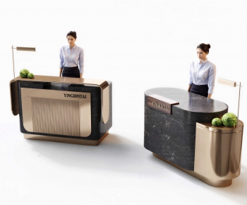 Modern Reception Desk-ID:781299117