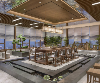 New Chinese Style Teahouse Tea House-ID:711601021