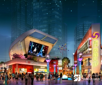 Modern Commercial Street-ID:751869758