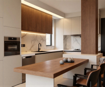 Modern Open Kitchen-ID:216109813