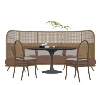 Modern Dining Table And Chairs-ID:104930482