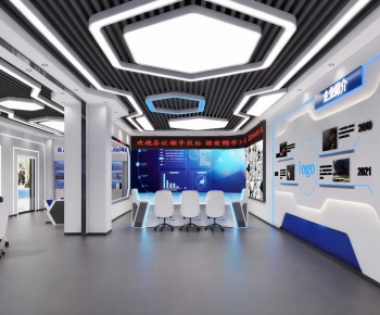Modern Exhibition Hall-ID:795150047
