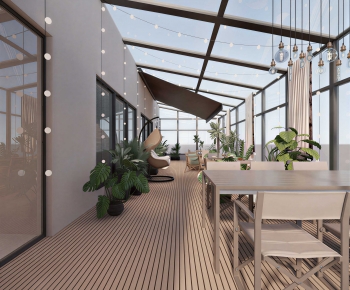 Modern Glass Sun Room-ID:167700051