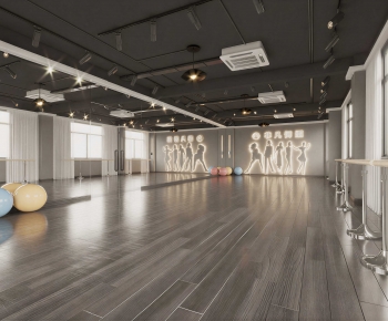Modern Dance Classroom-ID:195195919