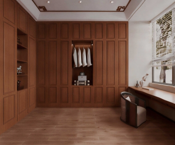 New Chinese Style Clothes Storage Area-ID:366858969