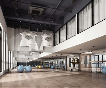 Modern Yoga Room-ID:542556059
