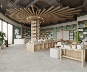 Modern Bookstore Book Bar-ID:552719128