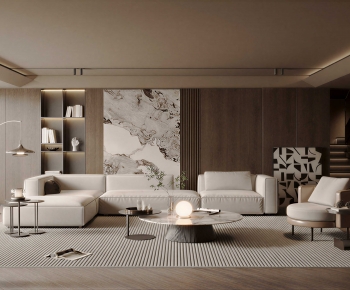 Modern A Living Room-ID:554611923