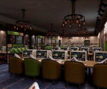 Industrial Style Internet Cafe-ID:335613979