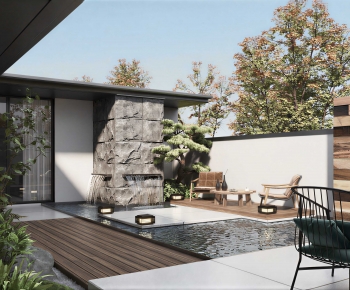 Modern Courtyard/landscape-ID:703051168