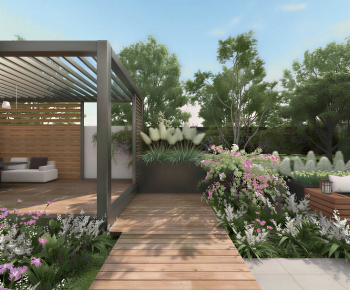 Modern Courtyard/landscape-ID:487293961