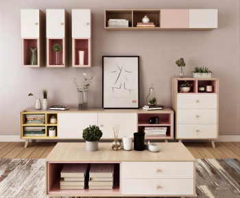 Nordic Style TV Cabinet-ID:299537909