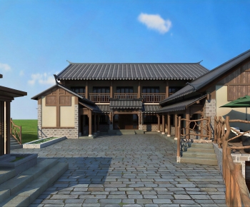 Chinese Style Courtyard/landscape-ID:686017045