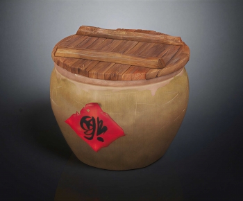 Chinese Style Clay Pot-ID:556500915