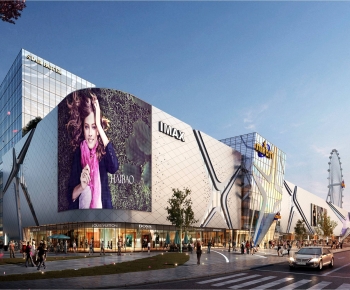Modern Appearance Of Commercial Building-ID:790067919