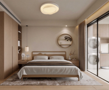 New Chinese Style Bedroom-ID:629103907