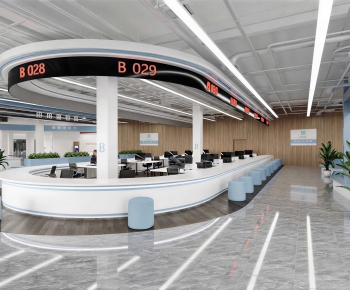 Modern Office Reception Desk-ID:126919727