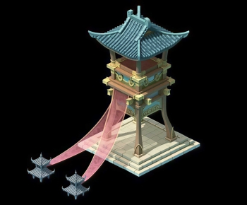 Chinese Style Ancient Architectural Buildings-ID:235069996