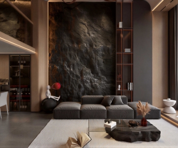 Modern A Living Room-ID:351517923