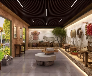 New Chinese Style Exhibition Hall-ID:268004897