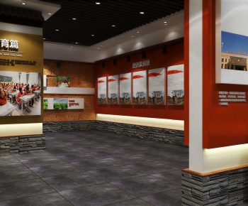 New Chinese Style Exhibition Hall-ID:209839112