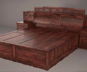 Chinese Style Double Bed-ID:488768104