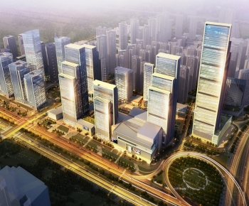 Modern Architectural Bird's-eye View Planning-ID:410795939