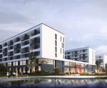 Modern School Building-ID:110744008
