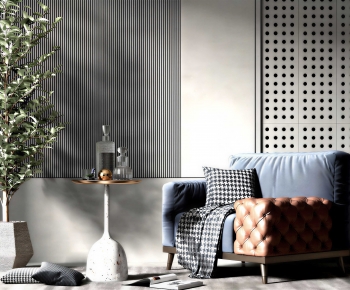 Modern Single Sofa-ID:732990989