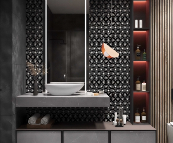 Modern Bathroom Cabinet-ID:353188049