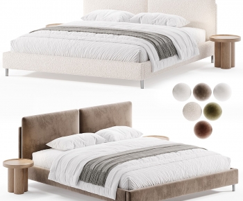 Modern Double Bed-ID:760575063