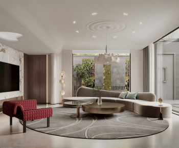 Modern A Living Room-ID:851070949