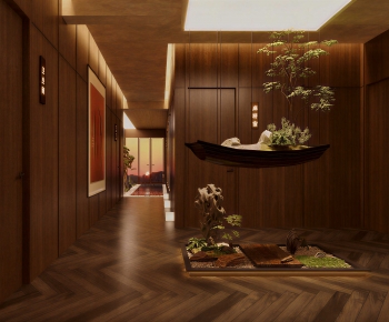 New Chinese Style Corridor-ID:362757922