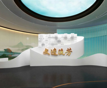 New Chinese Style Exhibition Hall-ID:949150092