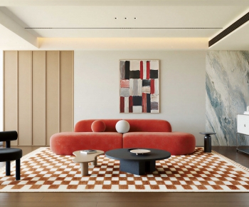 Modern A Living Room-ID:482099061