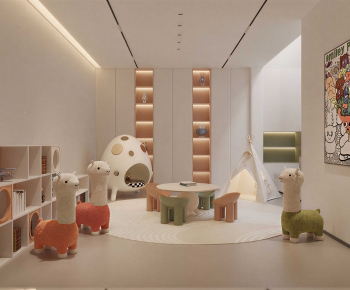 Modern Children's Room Activity Room-ID:260679018