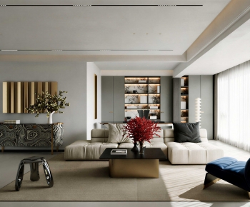 Modern A Living Room-ID:190397982
