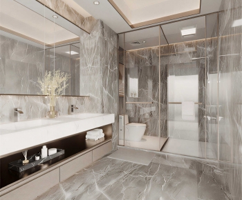 Modern Public Toilet-ID:741520888