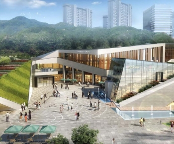 Modern Appearance Of Commercial Building-ID:131313092