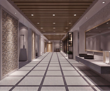 Modern Public Toilet-ID:611999037