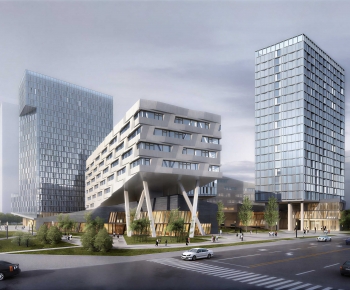 Modern Appearance Of Commercial Building-ID:510180082